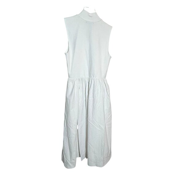 Steve Madden Berlin Dress white fit & Flare zip neck NWT - Picture 5 of 10